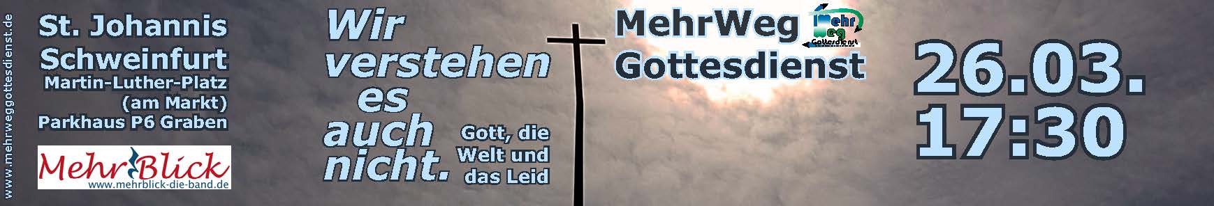 Banner: MehrWegGottesdienst