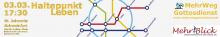Eine Grafik, die an die U-Bahn-Linienpläne von Städten erinnert. Mehrere Linien kreuzen sich. Die Haltestellen haben Bezeichnungen wie Verzweiflung, Liebe, Gemeinschaft, Gewissheit.